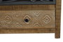GINER Y COLOMER Vitrine en bois de manguier marron vieilli